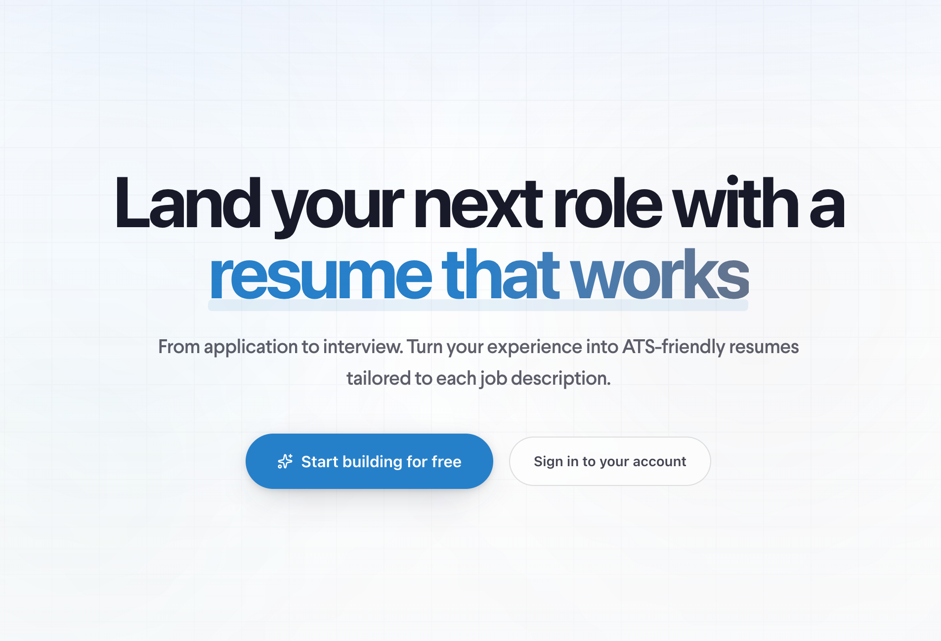 Your1000Resume - Main product screenshot demonstrating key features and user interface