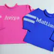 Sleeve Stripe Sweater With Name /2 Color