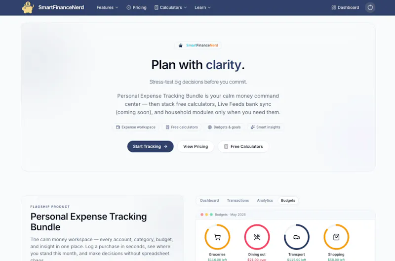 SmartFinanceNerd screenshot 1