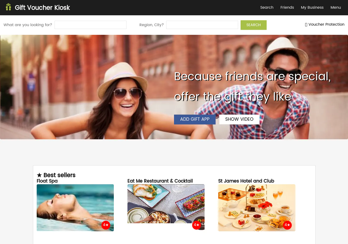 Gift Voucher Kiosk