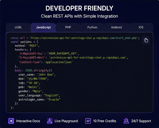 AstroVoice API gallery image