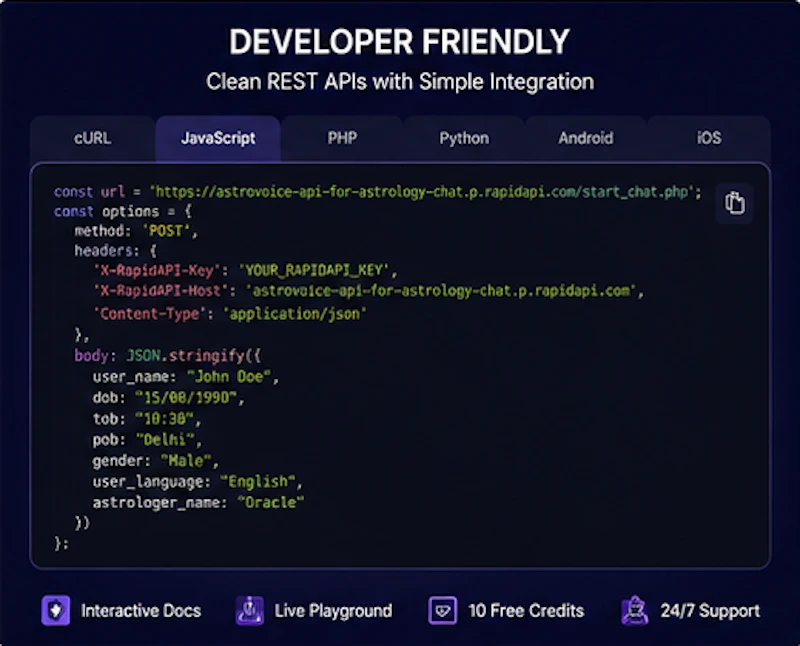 AstroVoice API screenshot 7