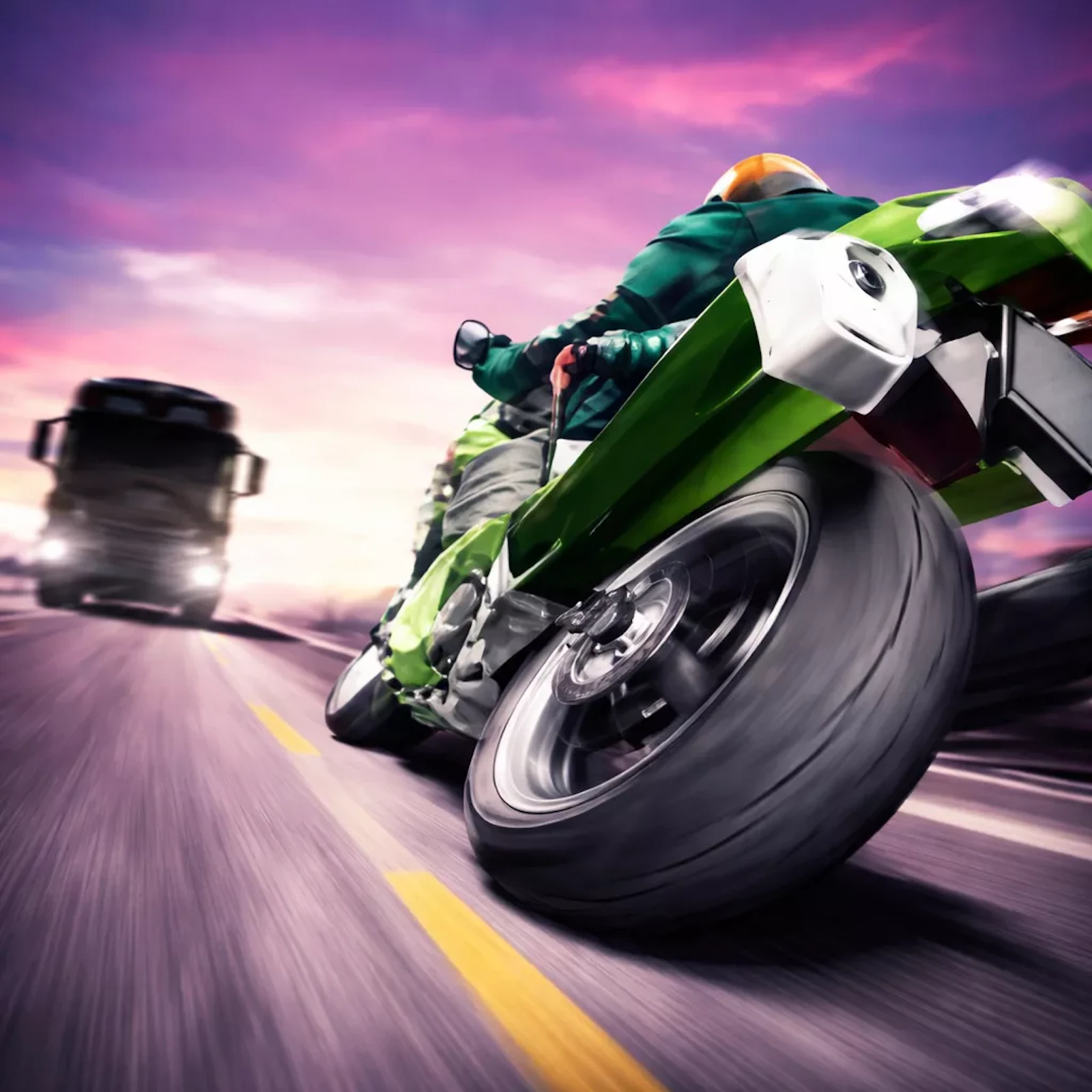 Traffic Rider Mod APK screenshot 1