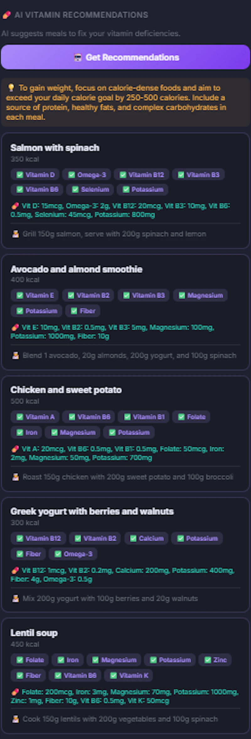 MyAiCalories screenshot 8