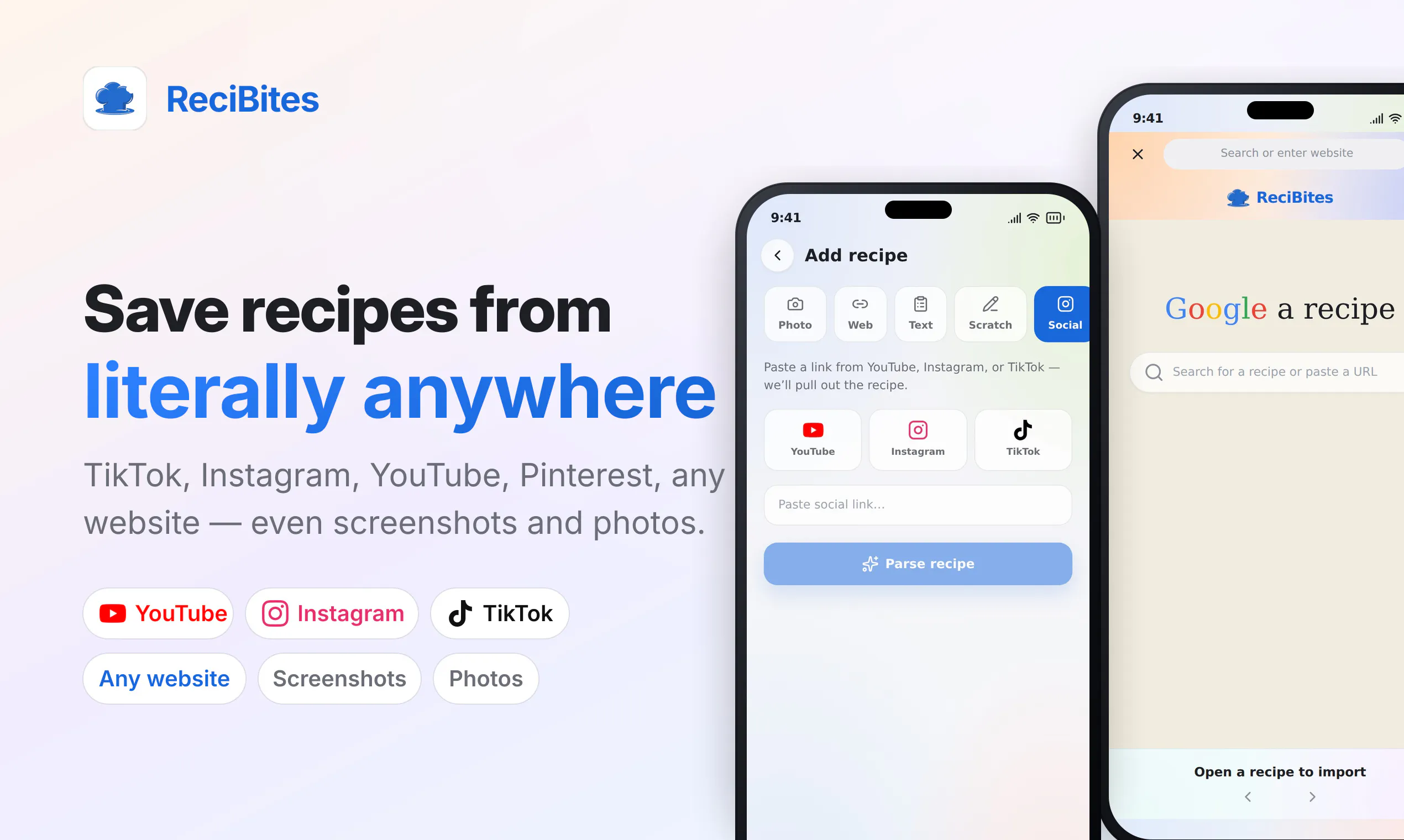 ReciBites: Meals, Plans, & Groceries gallery image