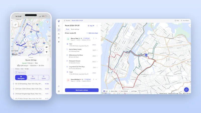 Optiway Web Dispatch screenshot 2