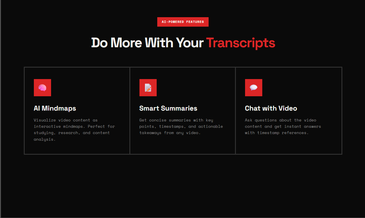 Youtube Transcript API gallery image
