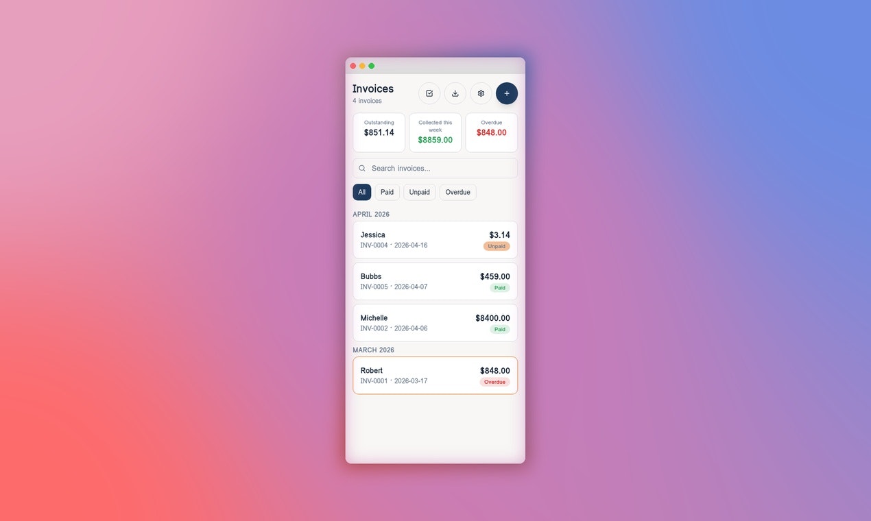 Pocket Invoice Pro gallery image