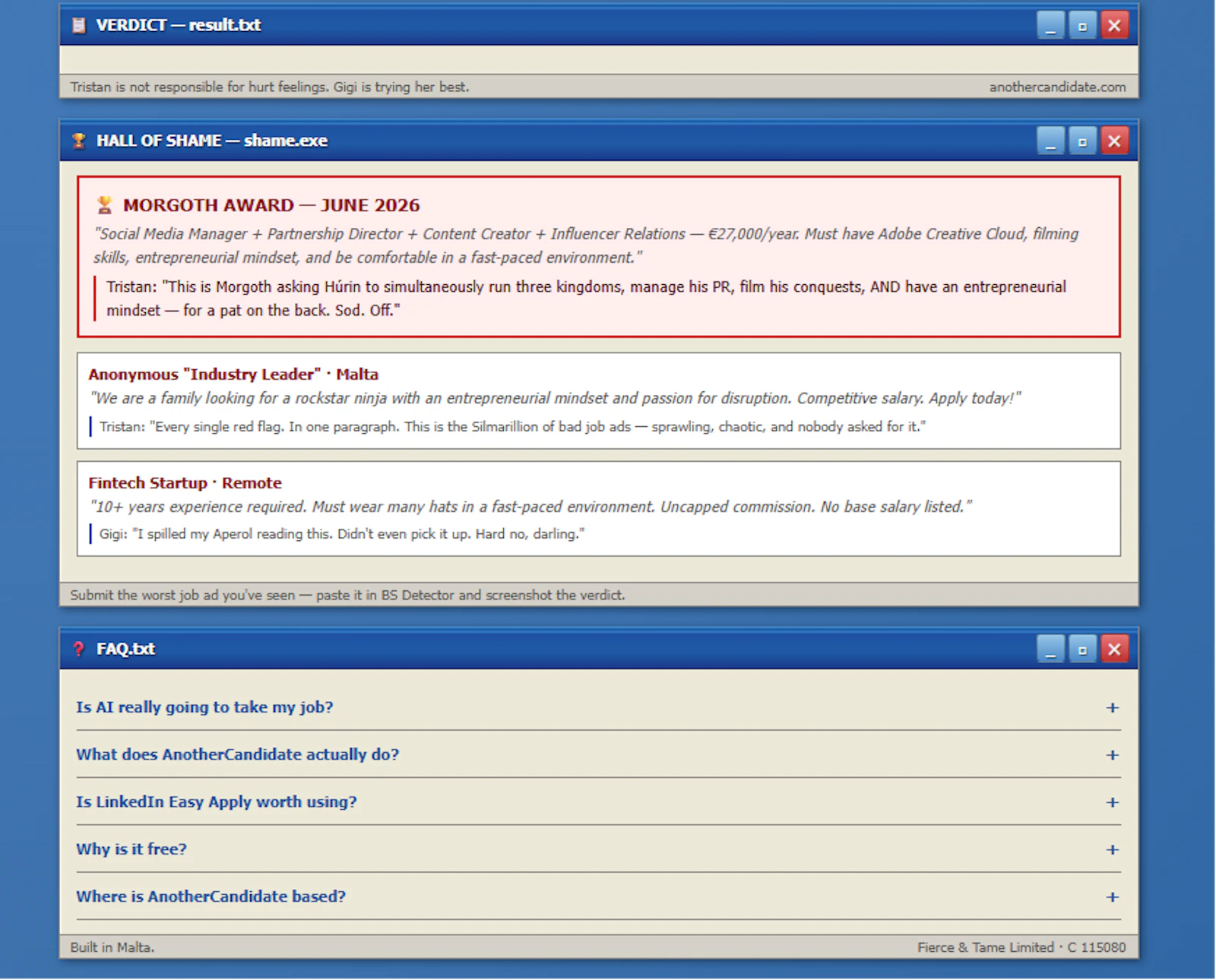 Another Candidate screenshot 3