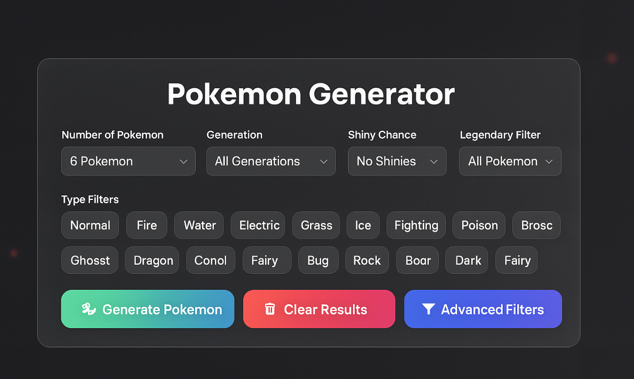 Random Pokemon Generator gallery image