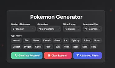 Random Pokemon Generator gallery image