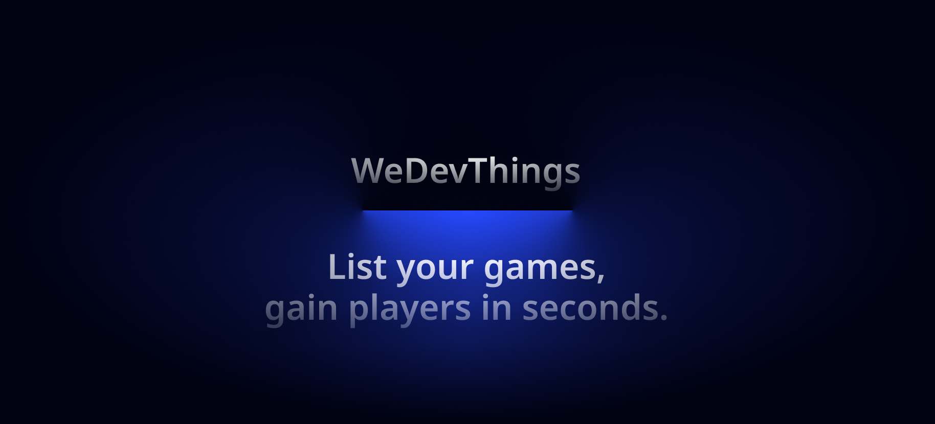 Woensdag - Met Wedevthings kunt u uw Roblox -spellen vermelden voor bezoeken media 4