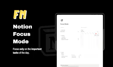 Notion Focus Mode gallery image