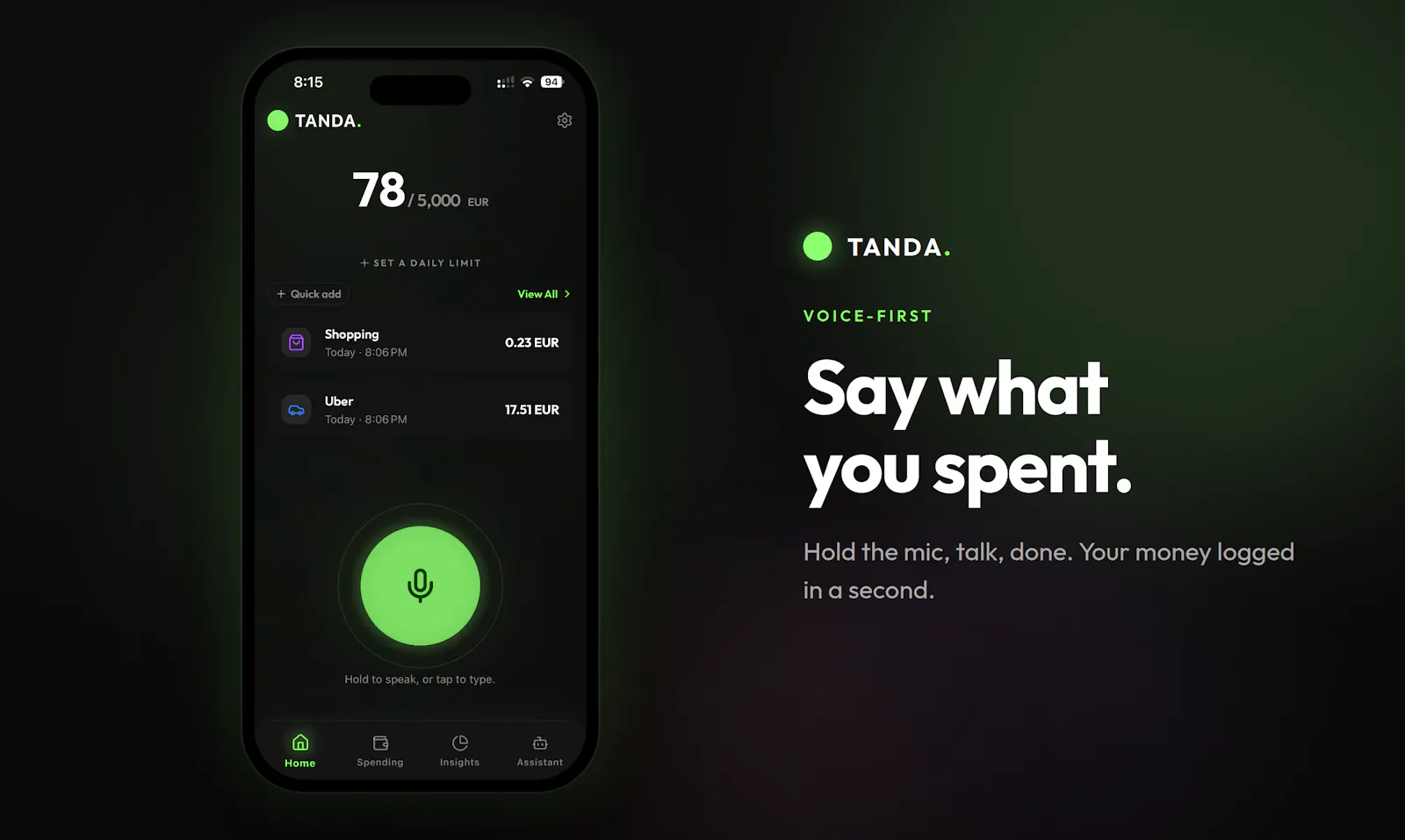 Tanda screenshot 2