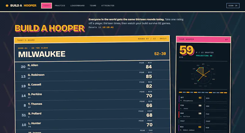Build a Hooper screenshot 1