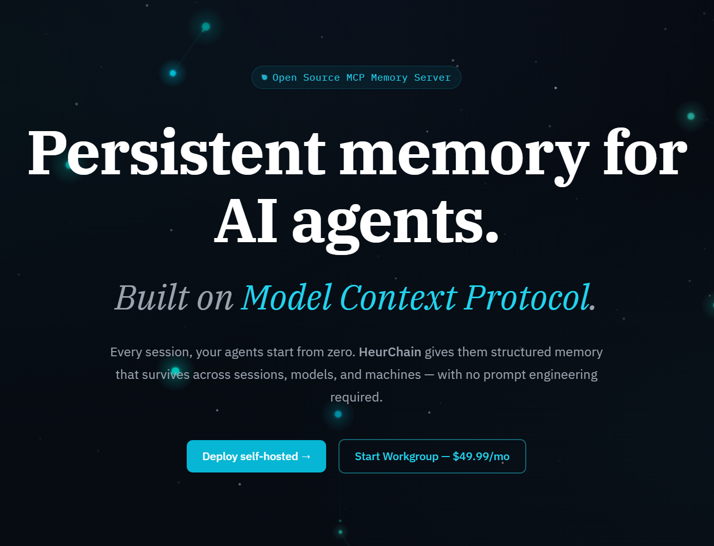 HeurChain — Agent Memory Infrastructure gallery image