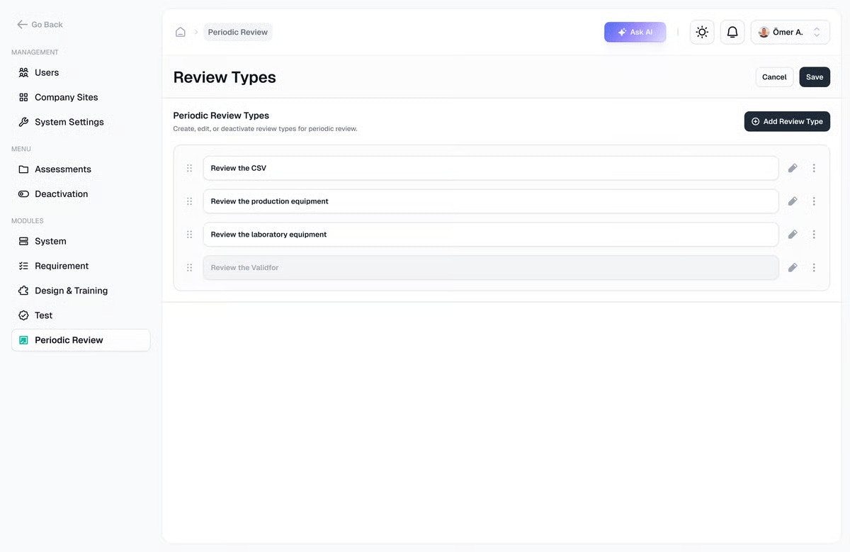 Validfor - Main product screenshot demonstrating key features and user interface