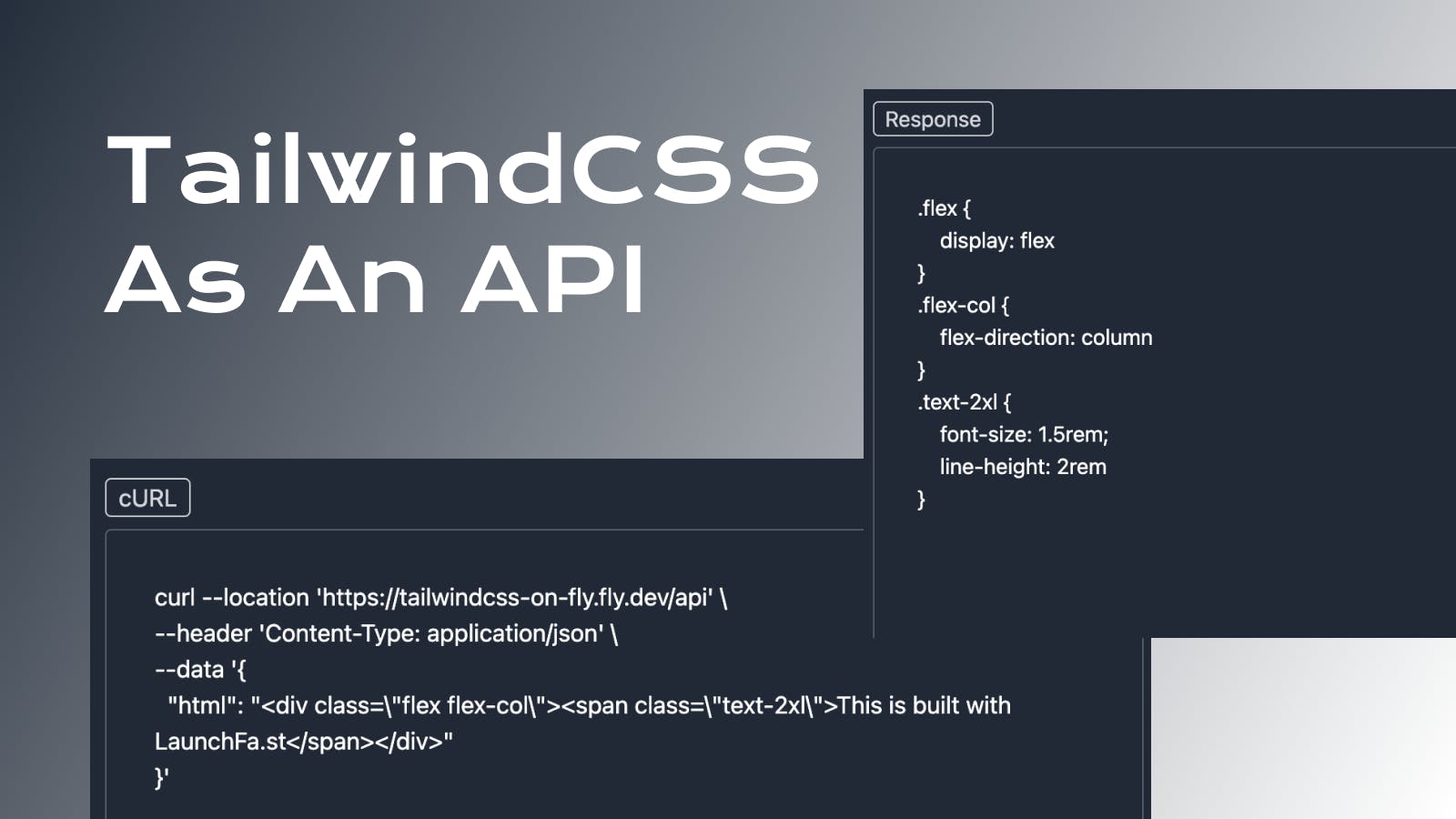 TailwindCSS as an API media 1