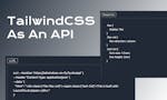 TailwindCSS as an API image