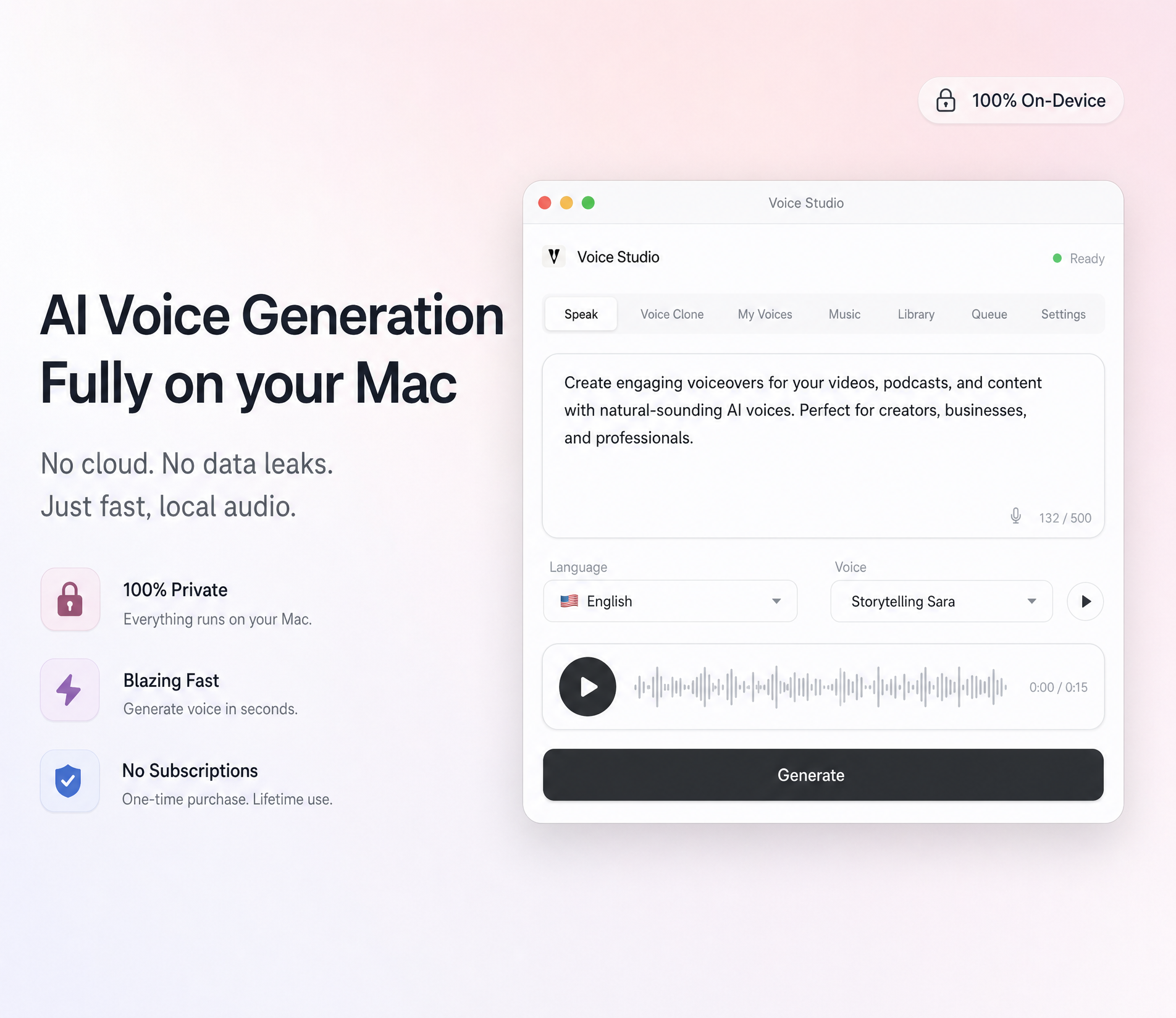 Voice Studio gallery image
