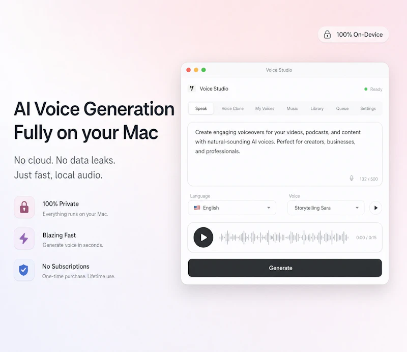 Voice Studio screenshot 1