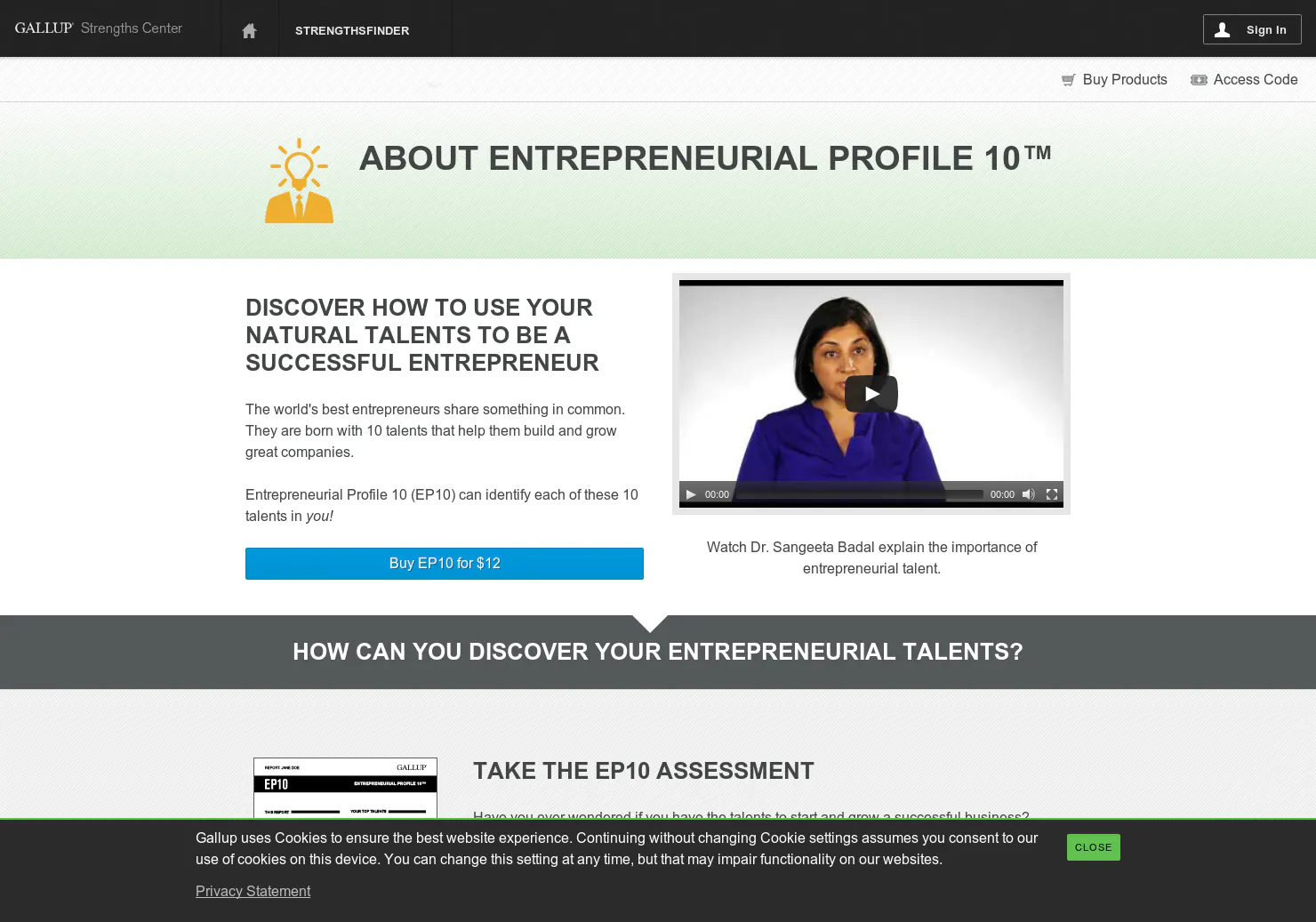 Startup StengthsFinder