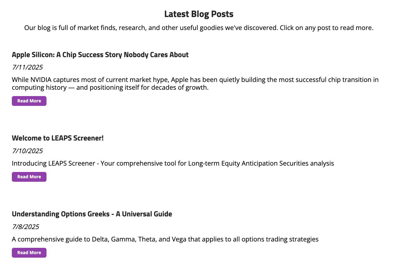 LEAPS Screener gallery image