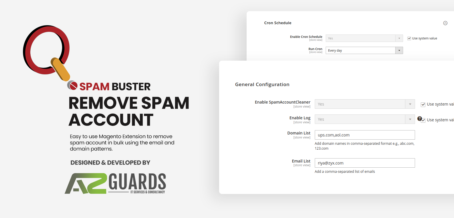 Spam Buster - Eliminar cuentas de spam de Magento 2 media 1