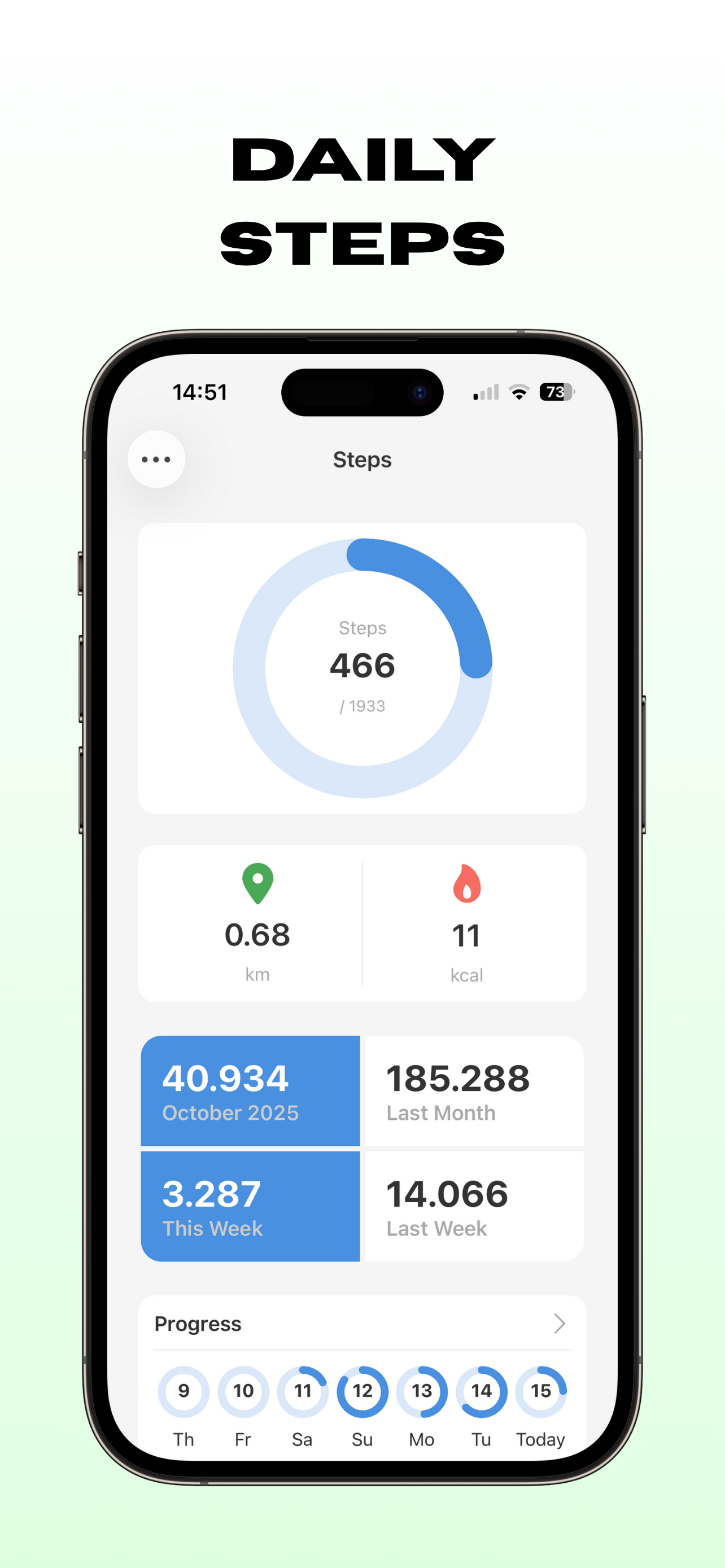 StepUp: Better everyday - Main product screenshot demonstrating key features and user interface