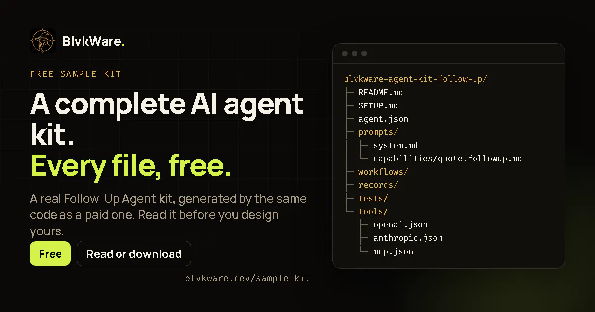 BlvkWare Agent Kits gallery image