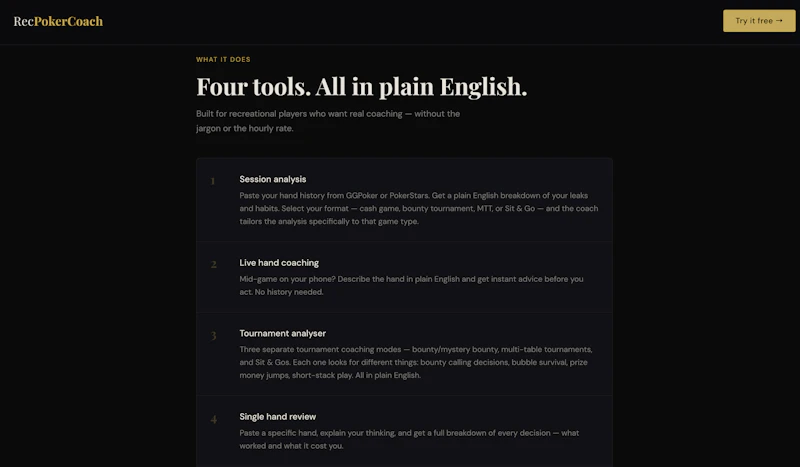 RecPokerCoach screenshot 4