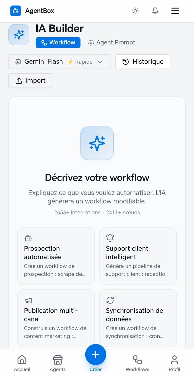 AgentBox — L'App Store des IA autonomes screenshot 3