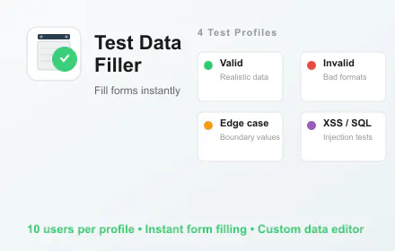 Test Data Filler gallery image
