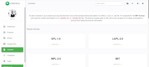 Codefield 2.0 gallery image