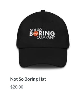 Not So Boring Hat media 2