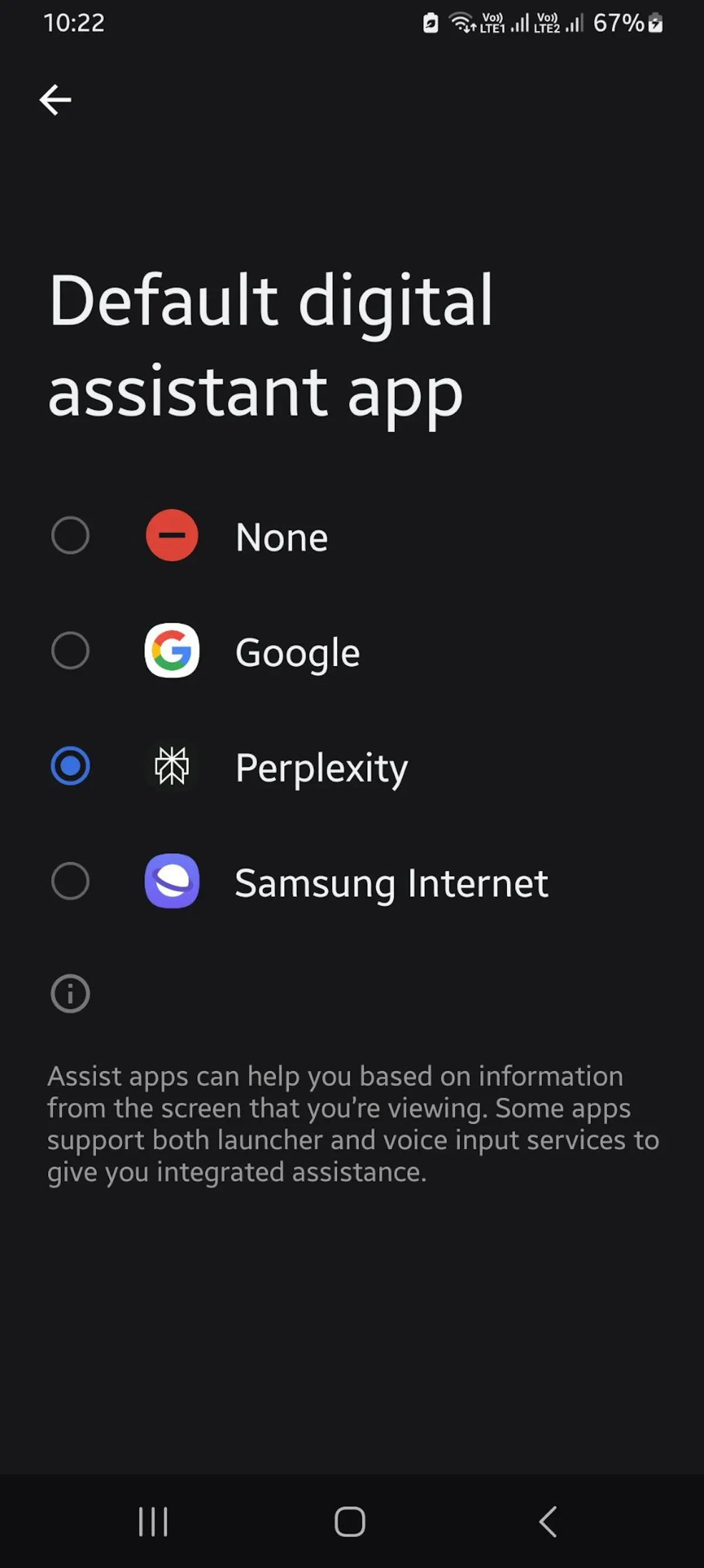 Perplexity Assistant