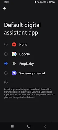 Perplexity Assistant