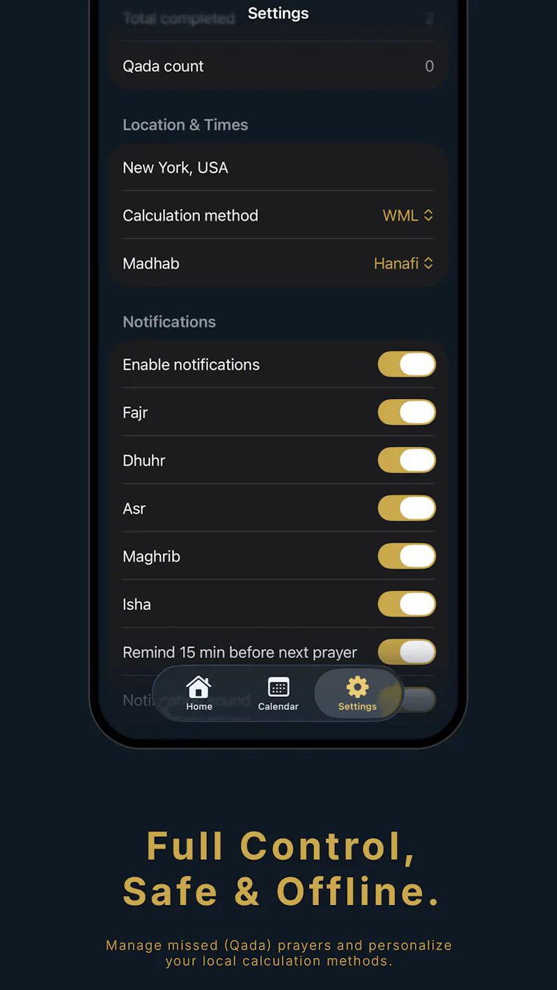 Salah: Prayer Tracker & Streak screenshot 3