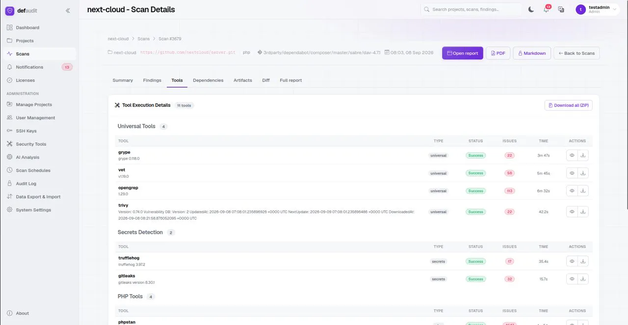 DefAudit gallery image