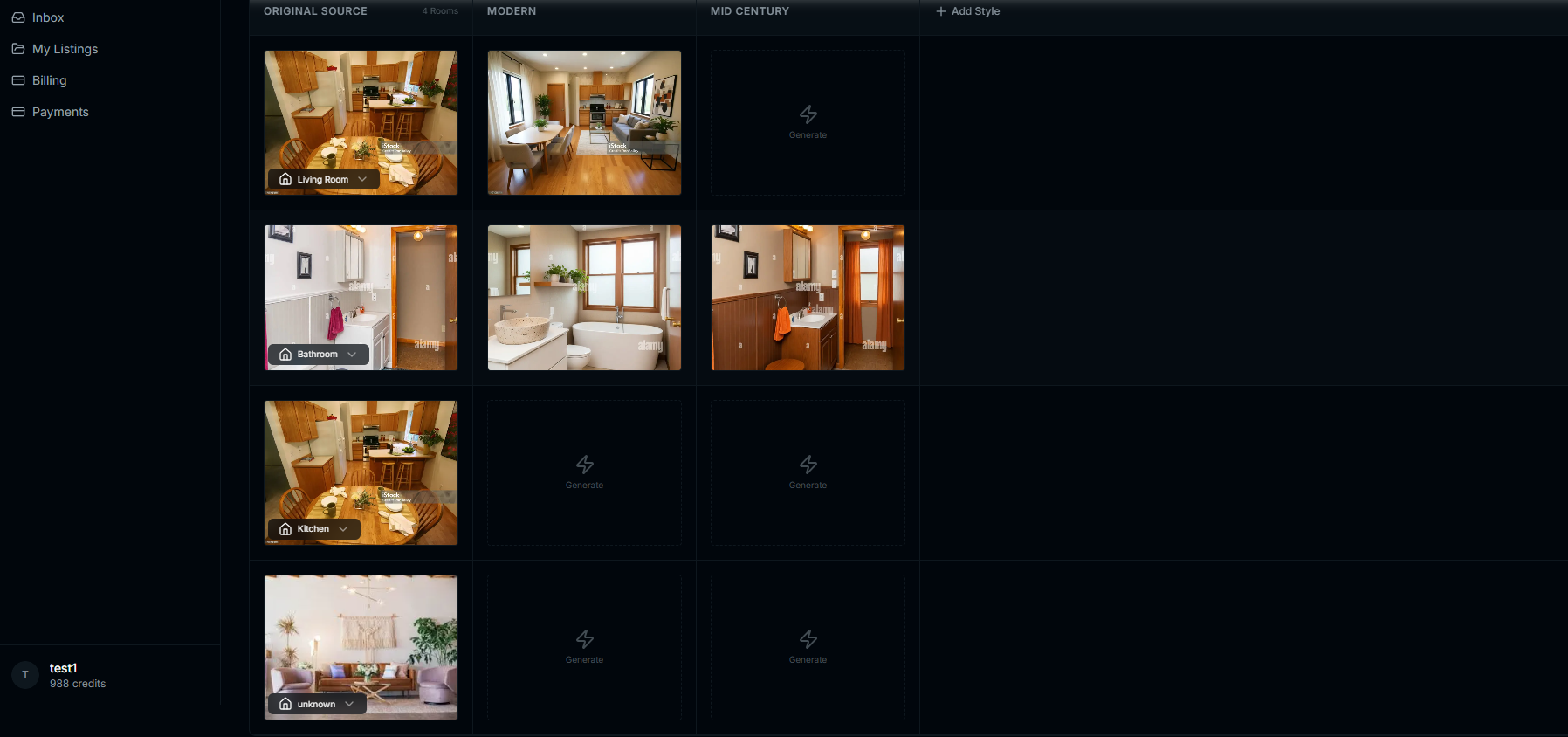 interiorstaging - Screenshot 3 showing product features and functionality