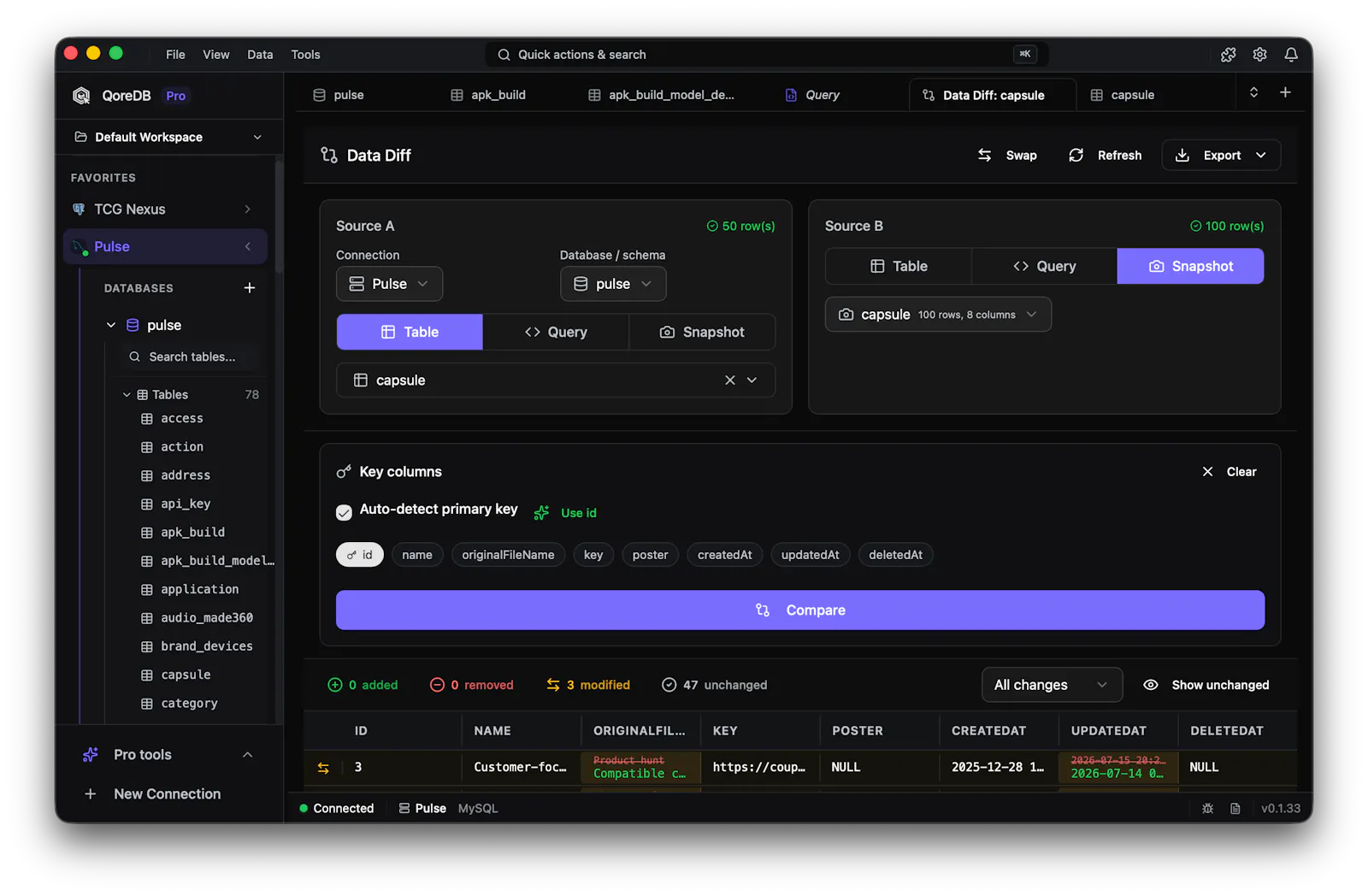 QoreDB screenshot 6