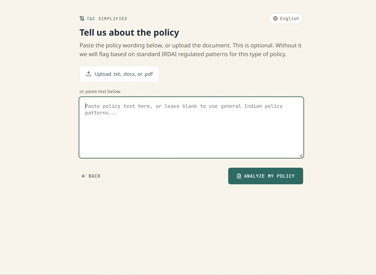 T&C Simplified screenshot 3
