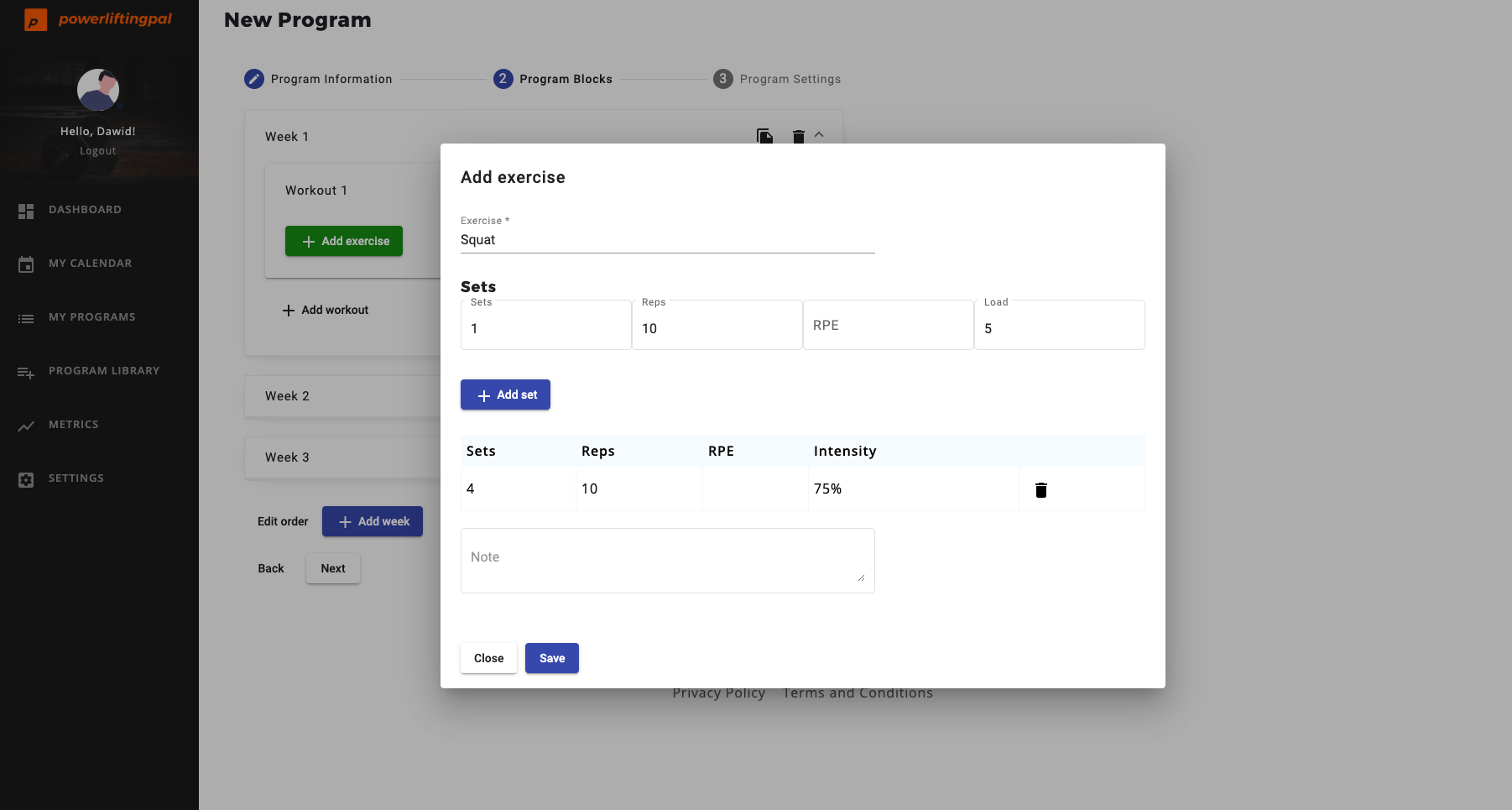 PowerliftingPal gallery image