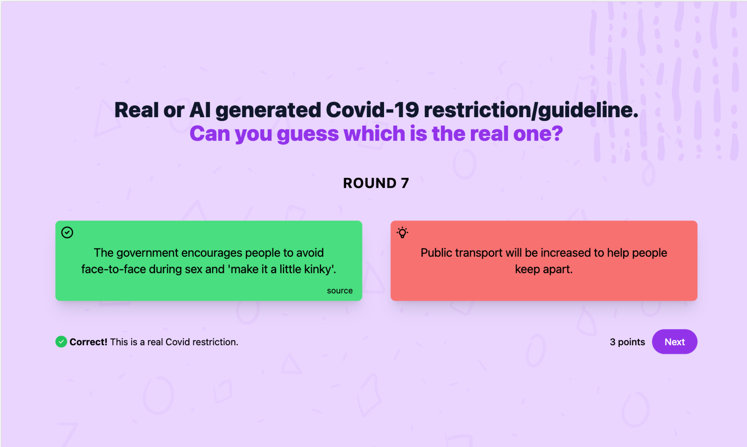 GPT-3 Generated Covid Restrictions gallery image