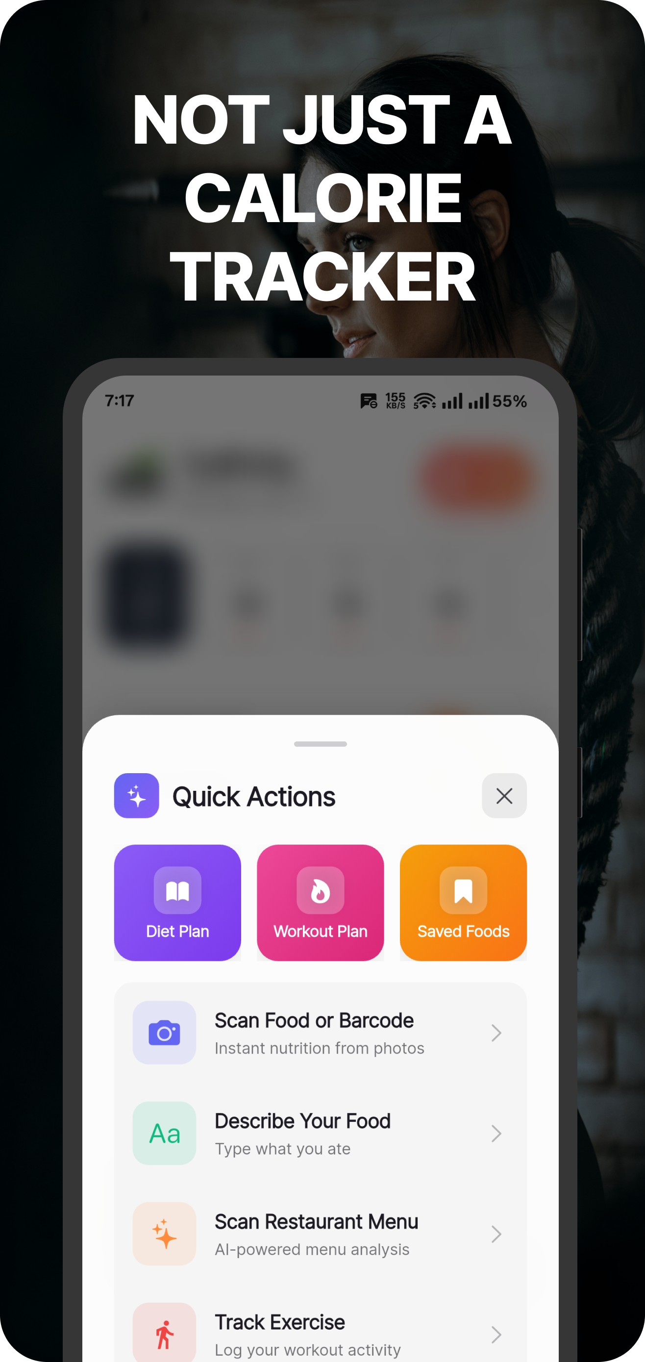 Calfinity: AI Fitness Ecosystem - Screenshot 3 showing product features and functionality