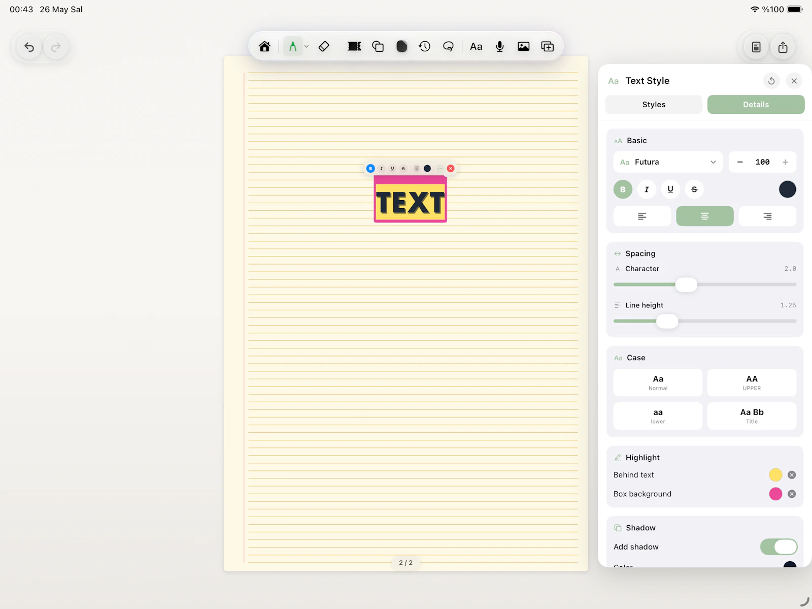 VelNotes screenshot 4