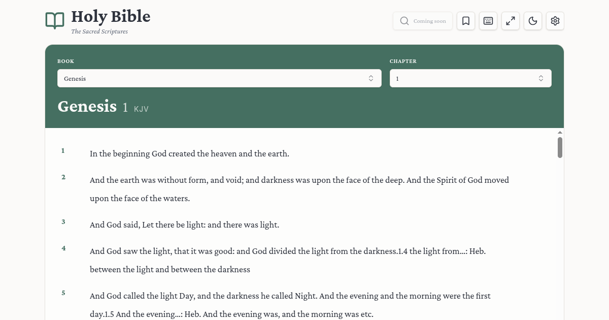 Holy Bible PWA gallery image