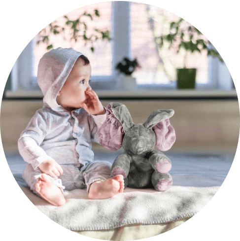 Interactive Peek-a-Boo Elephant Toy gallery image