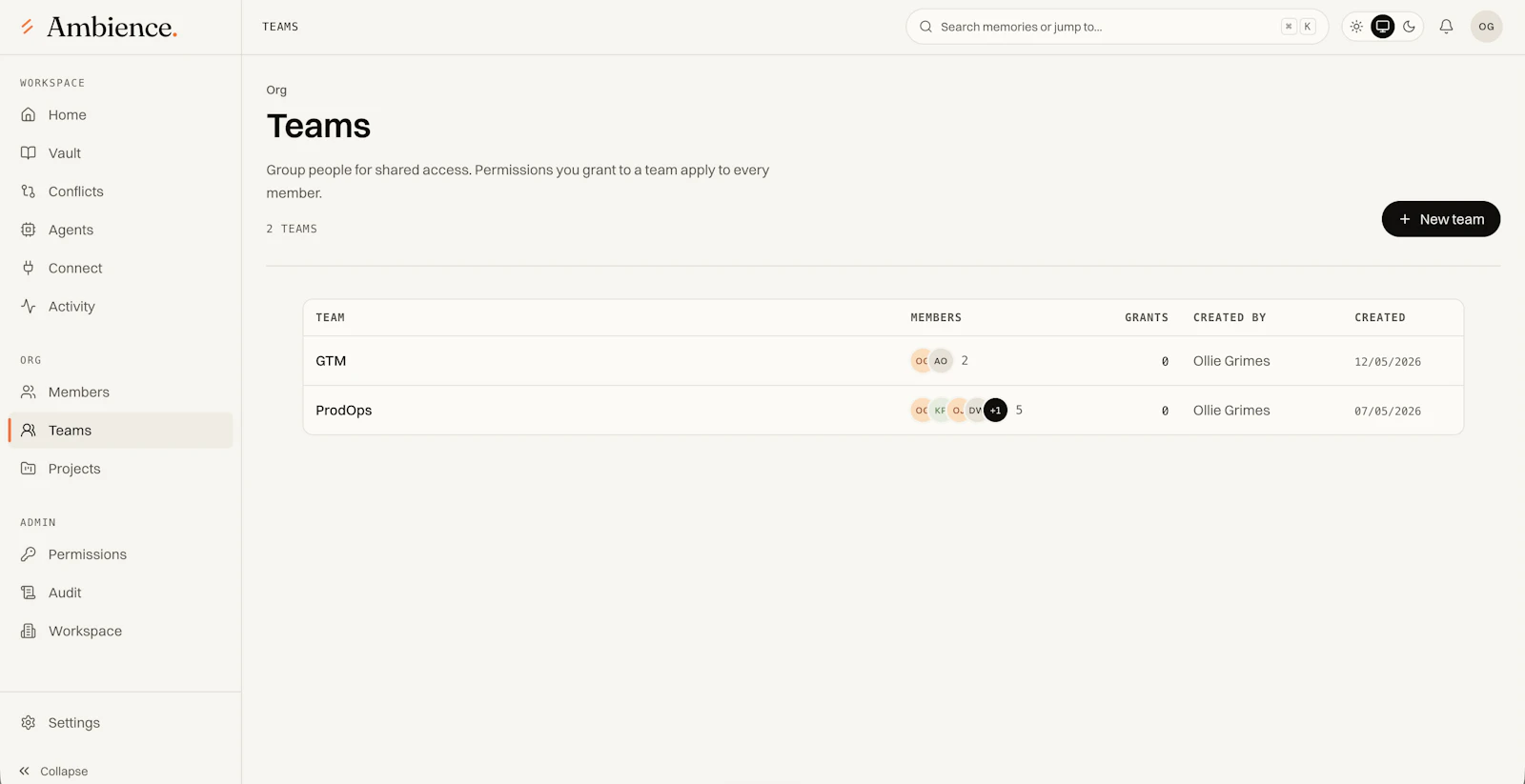 Ambience: Institutional Context Layer screenshot 3