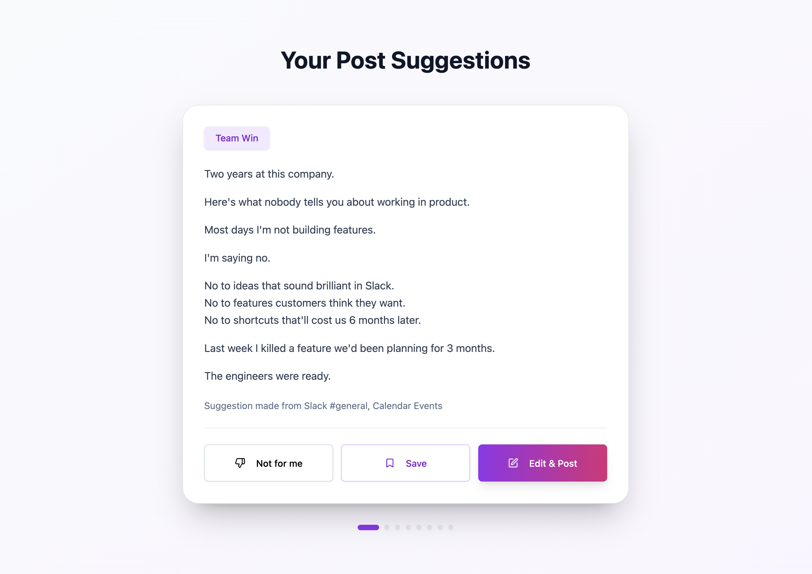 Emplefy - Employee Generated Content - Screenshot 2 showing product features and functionality